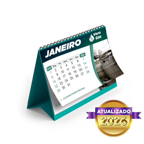 Calendário de Mesa com Wire-O | 11x15cm | 6 Lâminas - 4/4