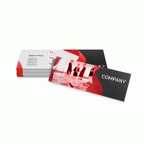 Folheto 80g | 14x40cm | 4/4